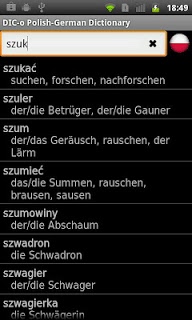 Polish - German offline dict. screenshot 2 Polish - German offline dict. screenshot 2