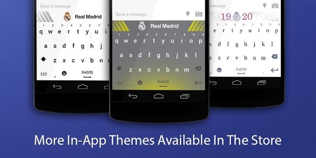 Real Madrid Keyboard APK screenshot 1