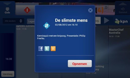 KPN Interactieve TV screenshot 2 KPN Interactieve TV screenshot 2