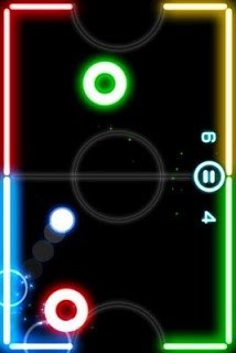 Glow Hockey screenshot 1 Glow Hockey screenshot 1