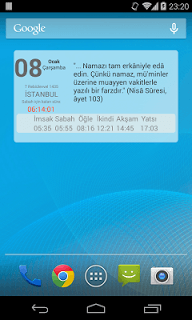 Fazilet Takvimi screenshot 1 Fazilet Takvimi screenshot 1