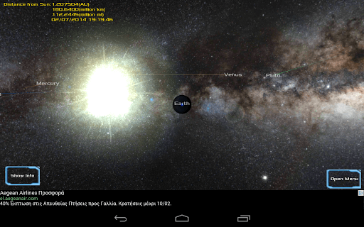 Solar System 3D Viewer screenshot 1 Solar System 3D Viewer screenshot 1
